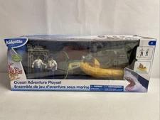 Kidoozie Ocean Adventure Playset 11 Pieces Shark Boat Figures New In Dmgd Box