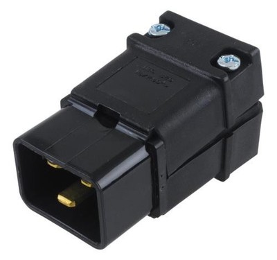 1Pc SCHURTER 4300.0922.. IEC Power Connector, IEC C19 Plug, 20 A, 250 VAC,