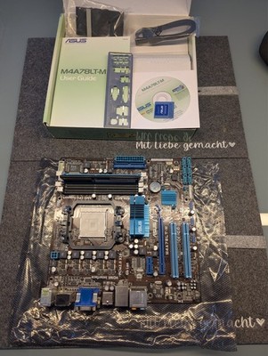 ASUS M4A78LT-M, Sockel AM3, Motherboard 2GB RAM mit Verpackung - getestet