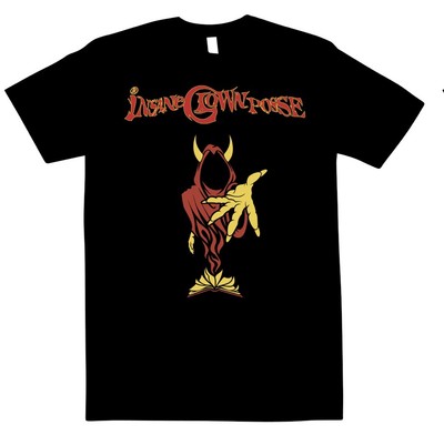 T-shirt Vintage Insane Clown Posse, Nera, Taglia XXL, Anni '90, Originale New Old Stock