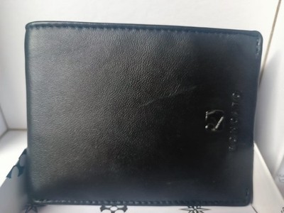 MEN'S BLUE SNORED LEATHER WALLET WITH CARD HOLDER NEW