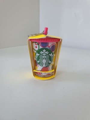 Starbucks Cold Cup Schlüsselanhänger Kunststoff Cold Brew Drink Cup Neu 2022 8cm