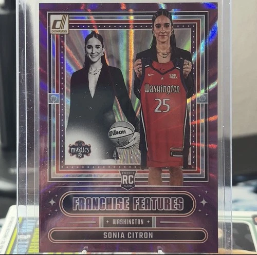 2025 Panini Donruss WNBA  Sonia Citron #17 Purple Laser /49