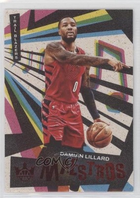 2022-23 Panini Court Kings Maestros Ruby 29/149 Damian Lillard #6 14ay
