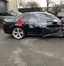 AUDI A4 S4 DRIVER REAR TINTED WINDOW QUARTER GLASS FITS 2016 TO 2025 8W5845298E