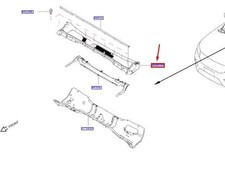 Nissan Navara MK3 D23 Motorhaubenabdeckung 668625JU0A Originalteil