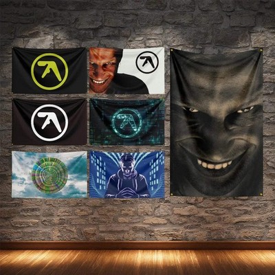 Aphex Doppelflagge Polyester Digitaldruck Musik Banner für Dekoration