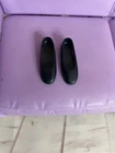 VINTAGE BARBIE,Skipper Doll Black Flats Pair of Shoes Vintage Korea EXCELLENT!