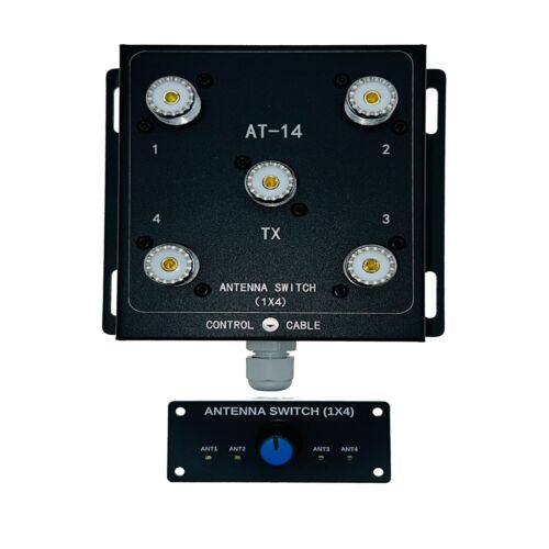 AT-14 4-Way Coax Remote Antenna Switch KIT SO-239 1.8MHz-60MHz 500W PEP - Picture 6 of 7