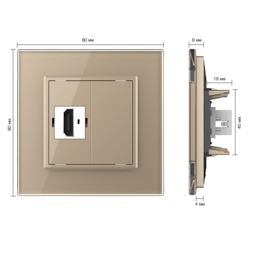 LIVOLO Wippe Glas Lichtschalter Steckdosen Taster Dimmer Kreuz-/ Wechselschalter - Bild 156 von 192