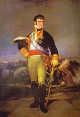 Oil painting Portrait-Of-Ferdinand-VIII-1814-Francisco-De-Goya-oil-painting-1