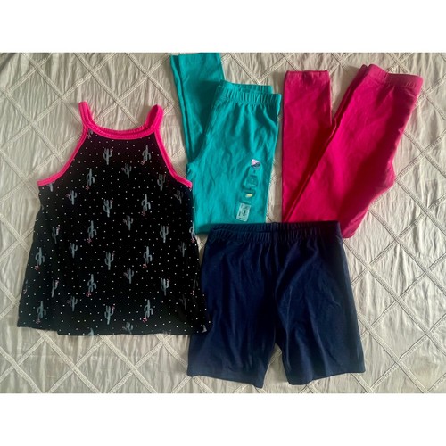 New SO Girls Outfit Tank Top Shorts Leggings Bundle Cactus Print Size L (10/12) - Picture 3 of 9