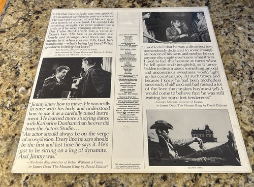 James Dean - Soundtrack Excerpts - US 1975 LP Warner Bros BS 2843 NEW SEALED - Picture 2 of 2