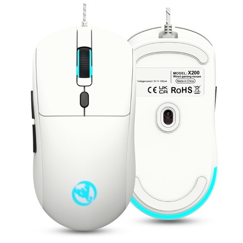 Durability Wire USB Mouse with 6Buttons 3600DPI Optical Sensors for Computers - Picture 5 of 10