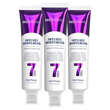 MSDRWIKEY 7-Pro Toothpaste with 7 Probiotics Powerful Whitening - 4.23 oz