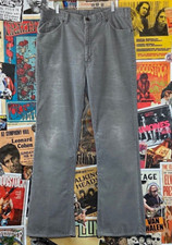 Vintage Men's 1970s Gray Corduroy Levi's 517s White Tab 36/38" Bootcut Pants