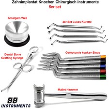 Zahnmedizin Chirurgisch Implantat Sinus Bone Grafting Chirurgie Instrumente Kit