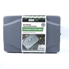 IRON FORGE CABLE Weatherproof Water Resistant Extension Cord Connection Box O...