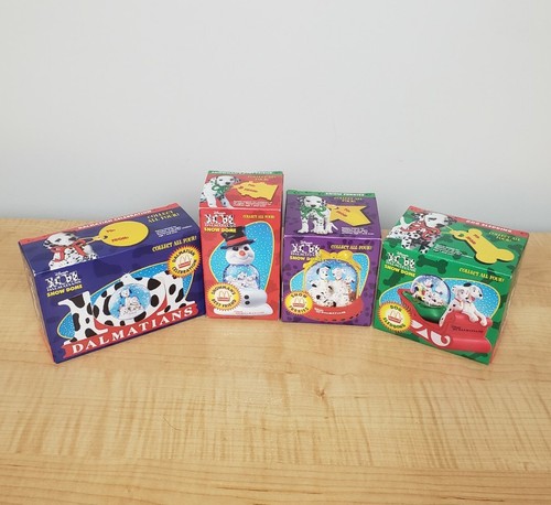 Vintage 1996 101 Dalmatiner Schneekugel McDonalds Happy Meal Spielzeug 4 Stück - lesen