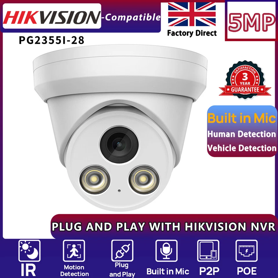 Hikvision 16CH NVR DS-7616NI-Q2/16P 16POE IR30M Turret 5MP IP Camera Systems Lot - Image 4 of 4