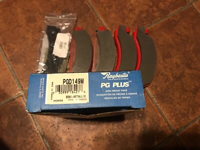 1X new Raybestos PGD149M PG Plus Metallic Disc Brake Pads W/Hardware