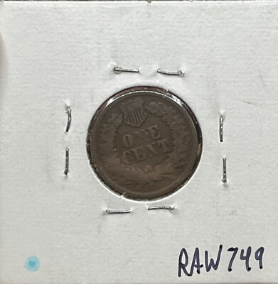 1865 Indian Head Cent Penny, Fancy 5 VG ( RAW749 ) | eBay