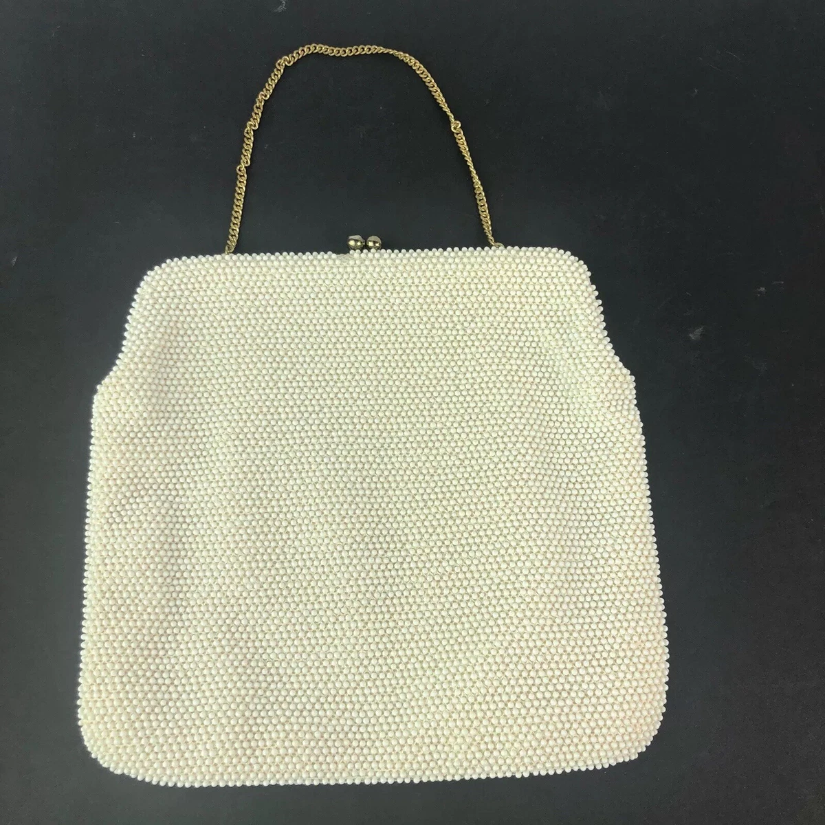 Ivory beaded bag sale