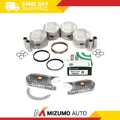 Pistons Main Rod Bearings Fit 00-06 Toyota Corolla Celica Matrix 1.8L DOHC 2ZZGE