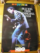 Billy Joel Poster Leningrad USSR Concert
