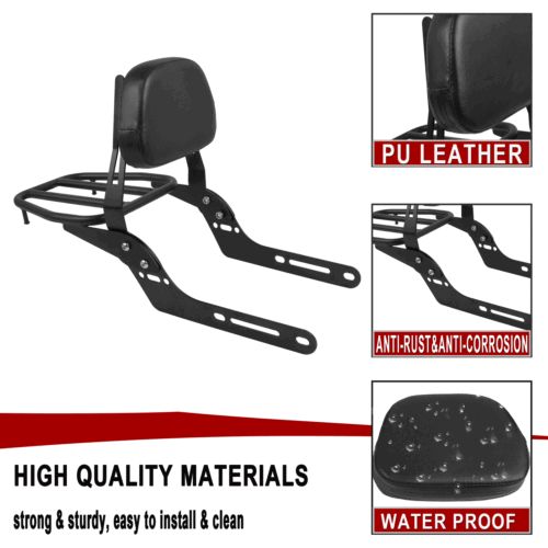 For Honda CL500 CL 500 CL 300 CL300 2023-24 SISSY BAR WITH LUGGAGE BACKREST RACK - Picture 8 of 10