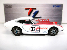TOMICA LIMITED - NO. 0040 - TOYOTA 2000GT SCCA RACE CAR WHITE - 1/58 DIECAST