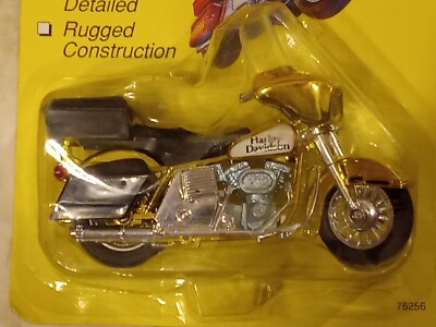 Harley Davidson Gold Electraglide Matchbox motorcycle 1:20 - Main Image