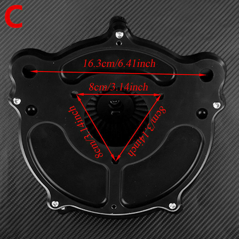 Clear RSD Air Cleaner Intake Filter For Harley 08-16 Electra