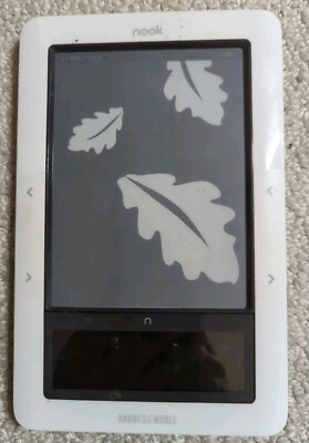 Nook First Generation Barnes & Noble Nook 1st Generation Tablet White 24 | eBay