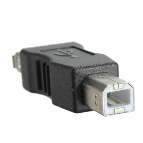 USB-A 2.0 Female to USB Type B Male Converter Adapter Printer Connector - Image 3 of 4