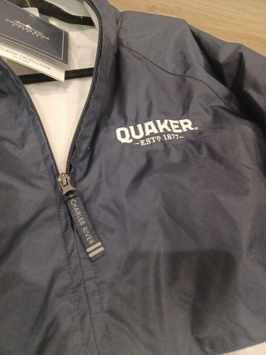Pullover de lluvia marca Quaker Charles River muy raro talla mediana nuevo con etiquetas clásico CRS - Imagen 4 de 8