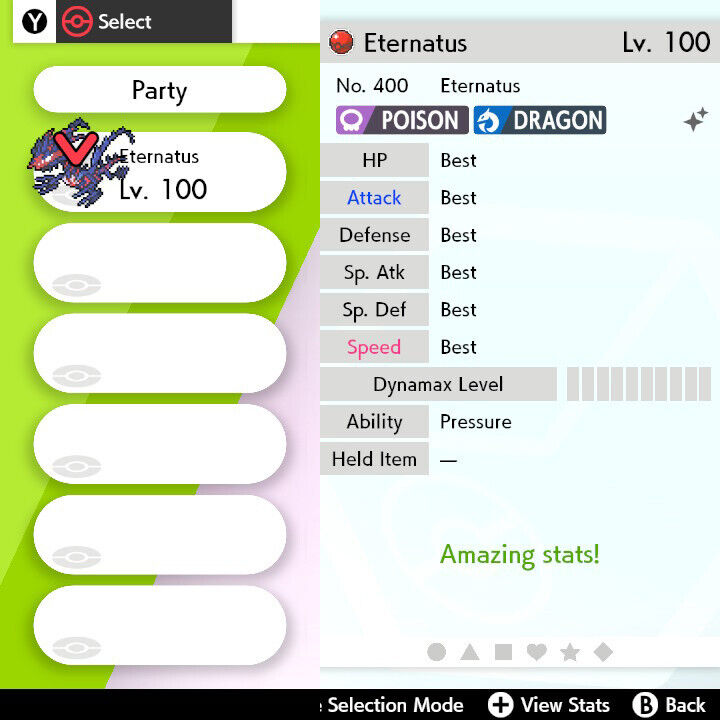 ✨ SHINY ETERNATUS ✨EVENT EXCLUSIVE UNTOUCHED Pokemon Scarlet Violet Sword  Shield