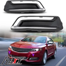 For 2014-2020 Chevrolet Impala Fog Light Cover Bezels Trim Driver Passenger Side