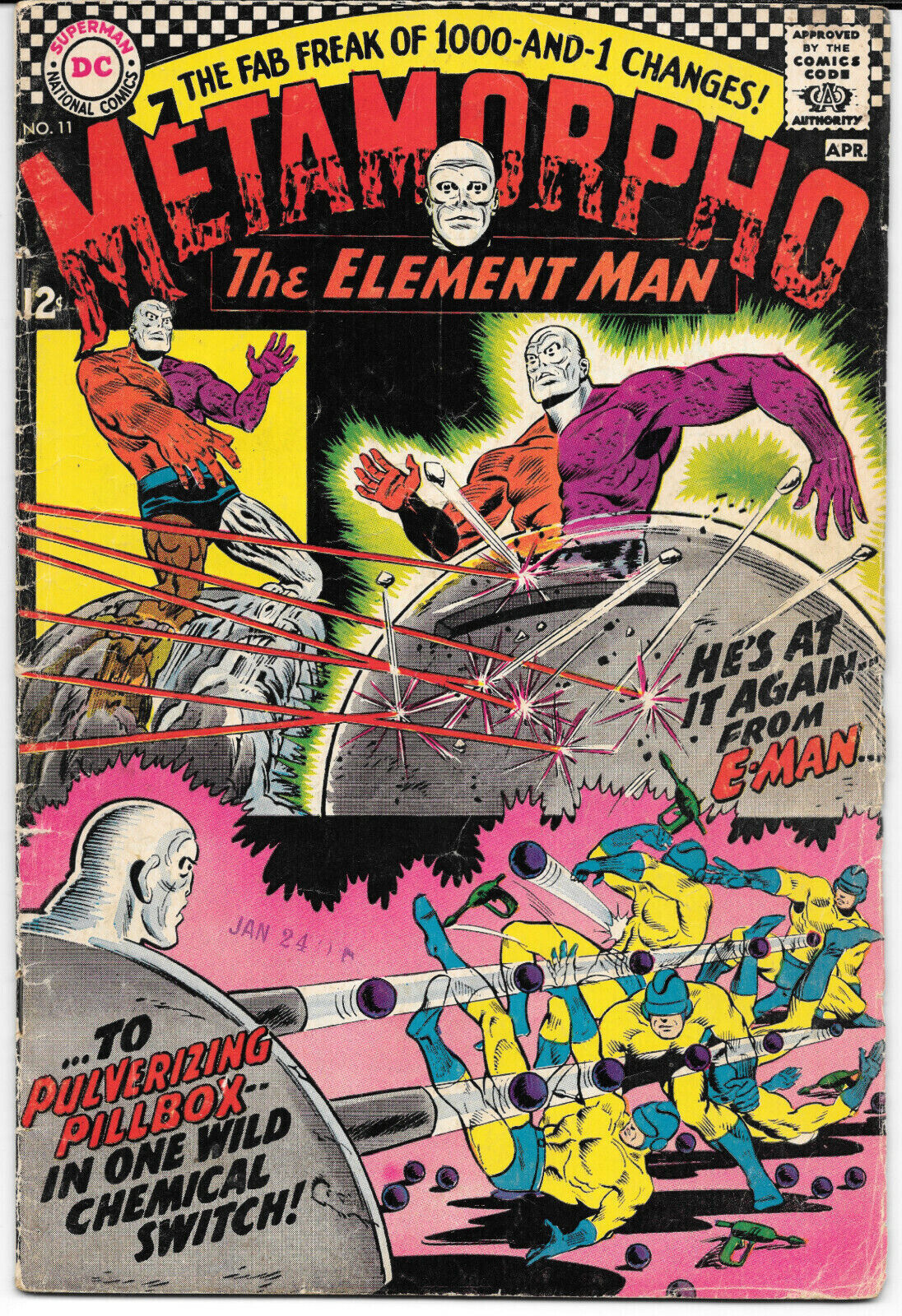 Metamorpho #11 1967 VG DC Comics