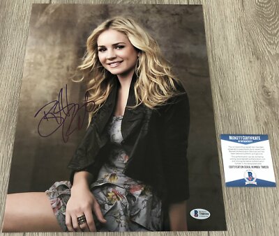 BRITT ROBERTSON SIGNED AUTOGRAPH TOMORROWLAND 11x14 PHOTO wPROOF BECKETT  BAS COA