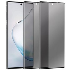 2Pack For Galaxy Note 10/10 Plus 5G Privacy Tempered Glass Screen Protector
