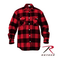 Rothco Extra Heavyweight Buffalo Plaid Shirt - Red