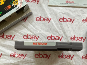 Metroid (Nintendo NES, 1987) Complete! With Manual, Box and Styrofoam! 5 Screw!