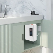 4000w Electric Tankless Instant Hot Water Heater Shower Kitchen + Remote