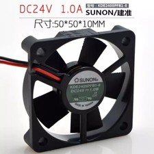 SUNON KDE2405PFB1-8 5010 DC24V1.0W 5CM 2-Wire Cooling Fan