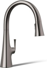 Kohler K-22068-WB-TT Graze Pull Down Kitchen Faucet w/KOHLER Konnect-Titanium
