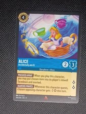 Alice - Accidentally Adrift 141/204 Rare Fabled Lorcana Near Mint