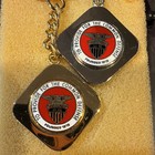 2 Crest Craft Keychains ADPA American Defense Preparedness Eagle Vintage — photo 3