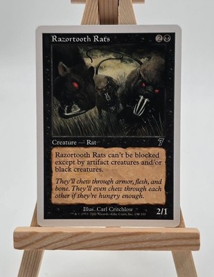 Razortooth Rats  Seventh Edition (7ED) Magic EN (Scharfzahnratten) 158/350