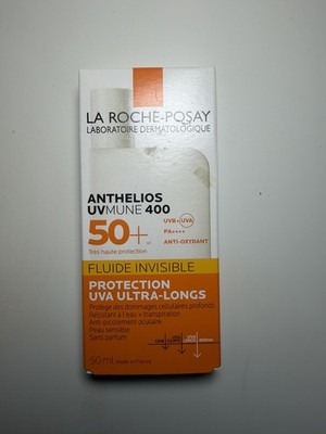 ORIGINAL La Roche-Posay Anthelios UVMune 400 Invisible Fluid LSF50+ 50ml 100% NEU
